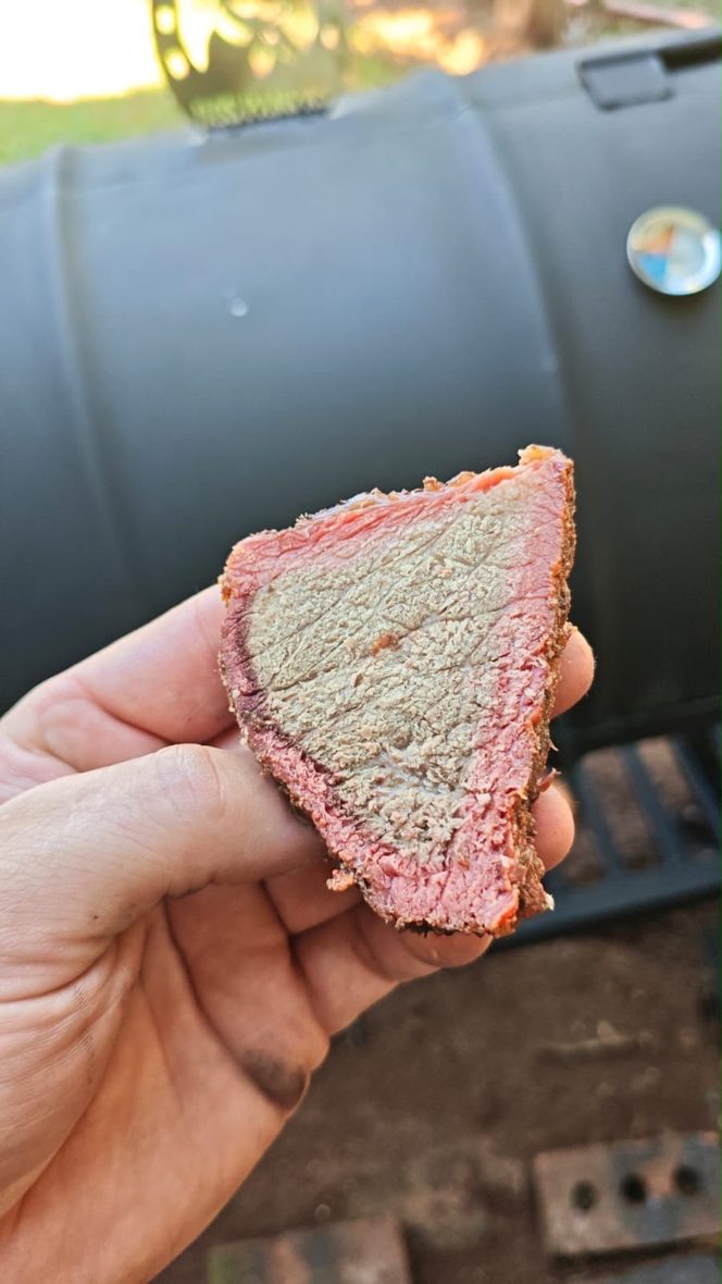 Brisket defumado no Pit Smoker Dos Pampas